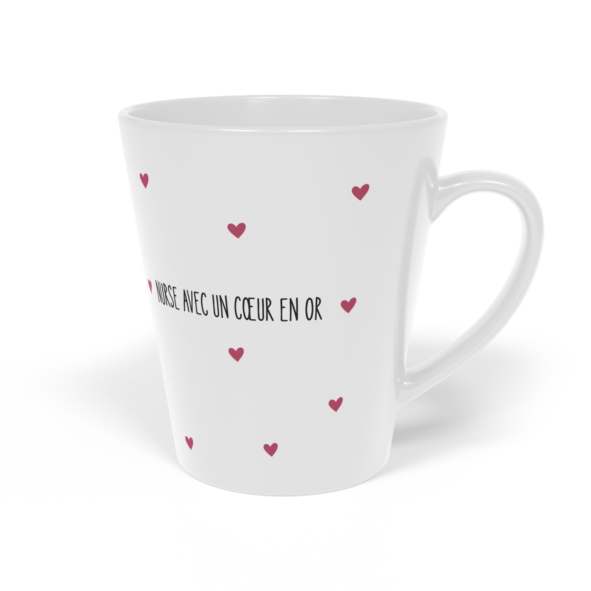 Mug Infirmière avec un cœur en or - Giftory Creation